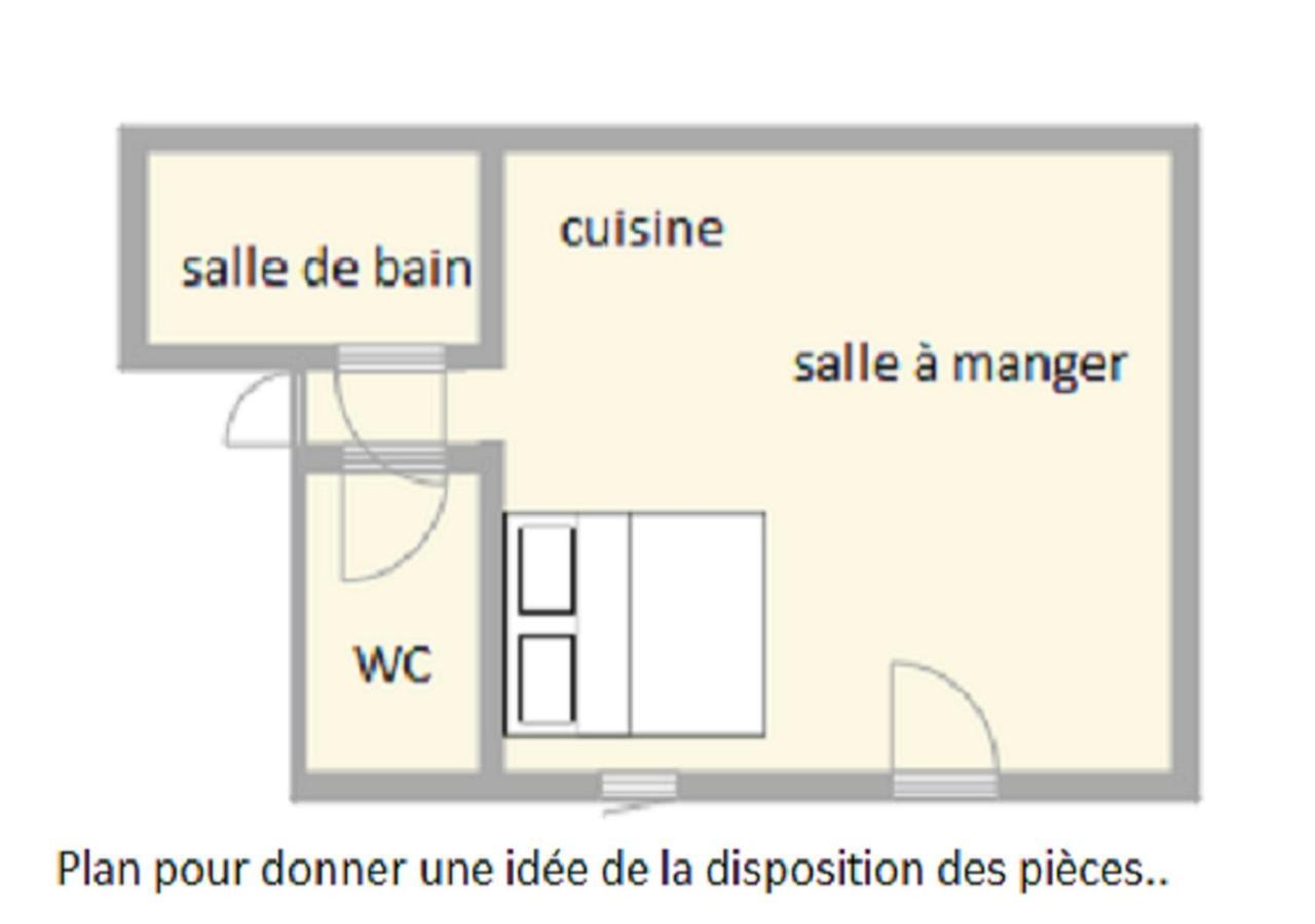 Studio Plain-Pied Apartman Montjaux Kültér fotó